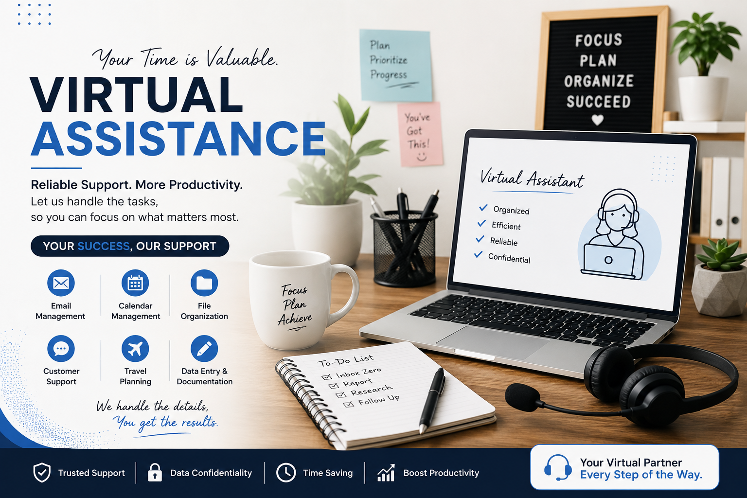 How Virtual Assistant Services Can Save Your Business Time and Money